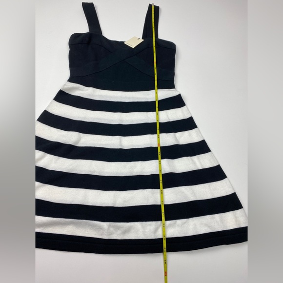 Trina Turk Envy Black White Stripe Sweater Dress NWT Size M - Picture 7 of 11